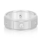 Men's Heavy Wedding Band, in Sterling Silver - ND18129H