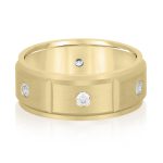 Men's Heavy Wedding Band, in Yellow Gold - ND18129H