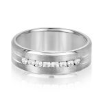 Men's Heavy Wedding Band, in Platinum - ND18130H