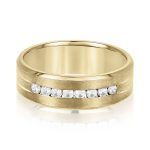 Men's Heavy Wedding Band, in Yellow Gold - ND18130H