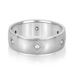 Men's Heavy Wedding Band, in Sterling Silver - ND18243H