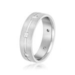 Men's Heavy Wedding Band, in Platinum - ND18244H