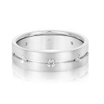 Men's Heavy Wedding Band, in Sterling Silver - ND18245H