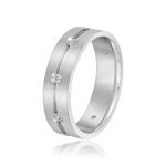 Men's Heavy Wedding Band, in Platinum - ND18245H