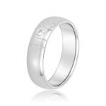 Men's Heavy Wedding Band, in Platinum - ND18255H