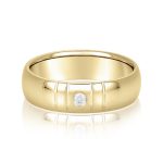 Men's Heavy Wedding Band, in Yellow Gold - ND18255H