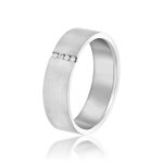 Men's Heavy Wedding Band, in Platinum - ND18263H