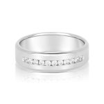 Men's Heavy Wedding Band, in Sterling Silver - ND18264H