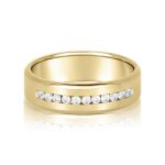 Men's Heavy Wedding Band, in Yellow Gold - ND18264H