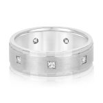 Men's Heavy Wedding Band, in Platinum - ND18267H