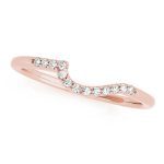 Diamond Wedding Ring, in Rose Gold - 84263