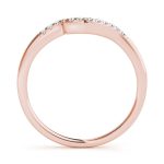 Diamond Wedding Ring, in Rose Gold - 84263