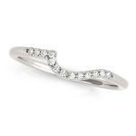 Diamond Wedding Ring, in Sterling Silver - 84263