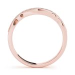 Diamond Wedding Ring, in Rose Gold - 50832