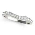 Diamond Wedding Ring, in Sterling Silver - 50832