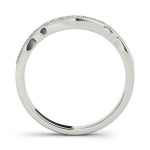 Diamond Wedding Ring, in Sterling Silver - 50832