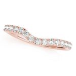 Diamond Wedding Ring, in Rose Gold - 50913