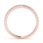 Diamond Wedding Ring, in Rose Gold - 50979