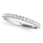 Diamond Wedding Ring, in Platinum - 50979