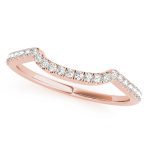 Diamond Wedding Ring, in Rose Gold - 50997