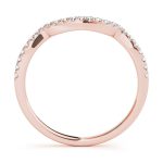 Diamond Wedding Ring, in Rose Gold - 50997