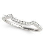 Diamond Wedding Ring, in Platinum - 50997