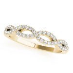 Diamond Wedding Ring, in Yellow Gold - 51058