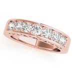 Wedding S Band, in Rose Gold - 82055