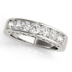 Wedding S Band, in White Gold - 82055