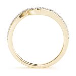 Curverd Wedding Ring, in Yellow Gold - 84262