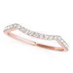 Diamond Wedding Ring, in Rose Gold - 84280