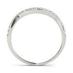 Diamond Wedding Ring, in White Gold - 84280