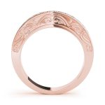 Diamond Wedding Ring, in Rose Gold - 82417