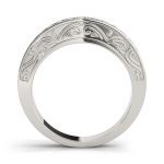 Diamond Wedding Ring, in Sterling Silver - 82417