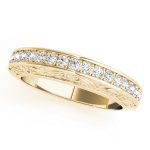 Diamond Wedding Ring, in Yellow Gold - 82417