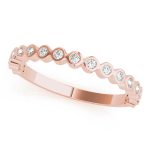 Stackable Wedding Ring, in Rose Gold - 84976