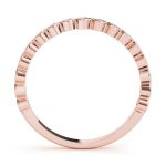 Stackable Wedding Ring, in Rose Gold - 84976