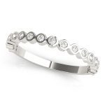 Stackable Wedding Ring, in Platinum - 84976