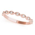 Stackable Wedding Ring, in Rose Gold - 84977