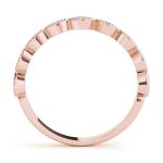 Stackable Wedding Ring, in Rose Gold - 84977