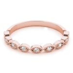 Stackable Wedding Ring, in Rose Gold - 84977