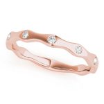 Stackable Wedding Ring, in Rose Gold - 84978