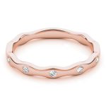 Stackable Wedding Ring, in Rose Gold - 84978