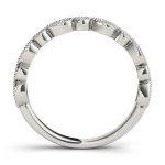 Stackable Wedding Ring, in White Gold - 84979