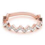 Stackable Wedding Ring, in Rose Gold - 84980