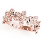 Stackable Wedding Ring, in Rose Gold - 84981