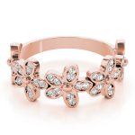 Stackable Wedding Ring, in Rose Gold - 84981