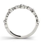 Stackable Wedding Ring, in White Gold - 84981