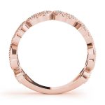 Stackable Wedding Ring, in Rose Gold - 84982