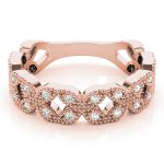 Stackable Wedding Ring, in Rose Gold - 84982